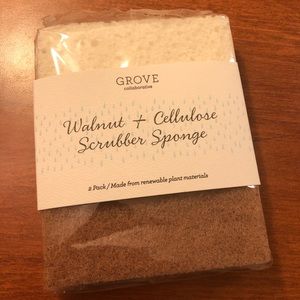 Grove collaborative walnut scrubbed sponge